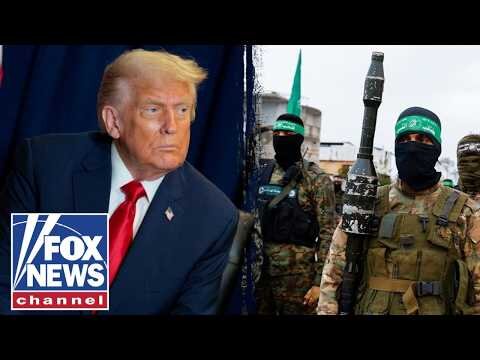 Trump says Hamas has 'AGREED TO DISARM