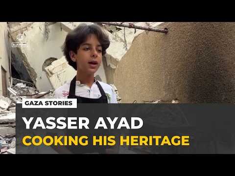 16-year-old Gaza chef cooks with aid rations amid war and displacement