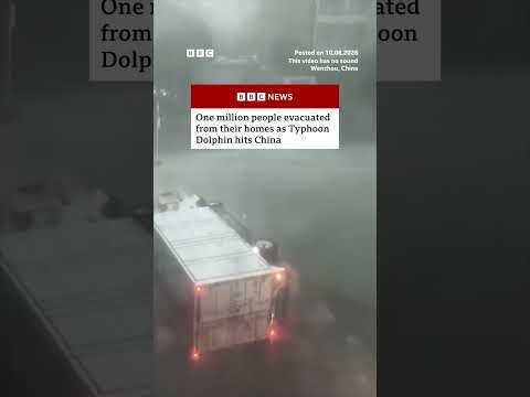 China evacuates one million from homes as Typhoon Dolphin arrives. #BBCNews
