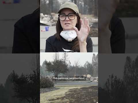 Washington family returns to wildfire-destroyed home
