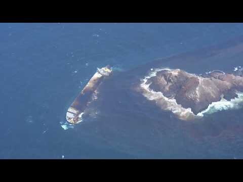 New aerial video reveals huge scale of oil spill off Oman