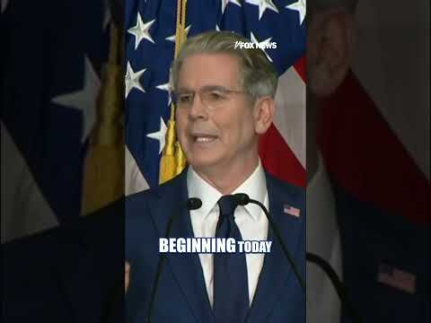 Bessent announces OPERATION ECONOMIC OUTCAST #shorts #Iran #us #foxnews #breakingnews