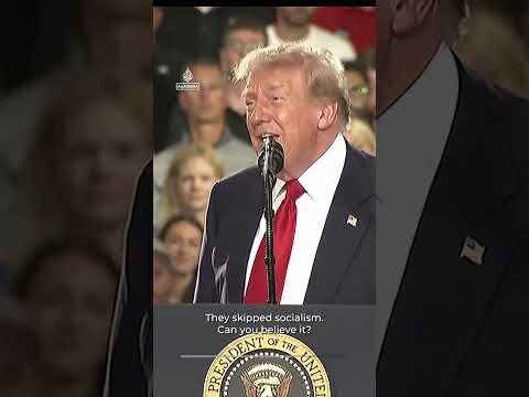 Trump calls protester ‘communist’ after Michigan speech interruption