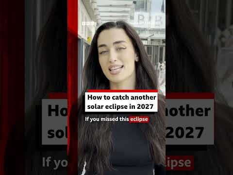 How to catch another eclipse in 2027. #SolarEclipse #BBCNews