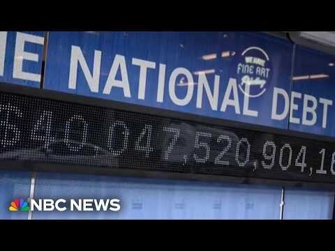 U.S. debt balloons to record-breaking $40 trillion