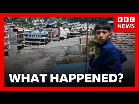 What happened in the Nepal-Tibet flash floods?
