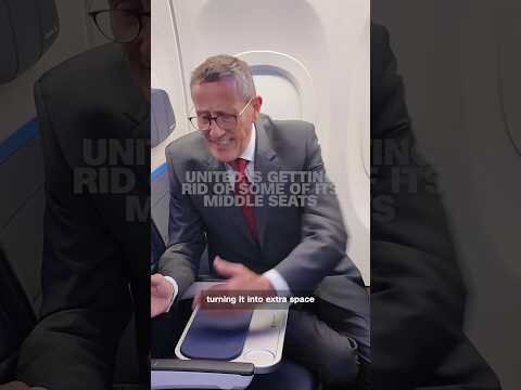 United is getting rid of some of its middle seats