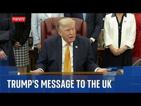 Trump urges UK to reopen North Sea oil production and crack down on illegal migration