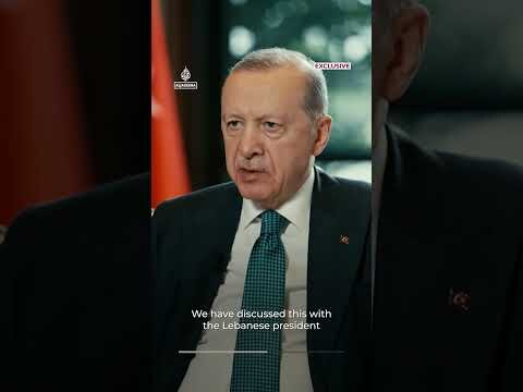 Erdogan says Israeli attacks on Lebanon are a serious concern for Türkiye
