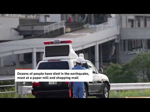 Death toll rises as search and rescue continues after Japan quake