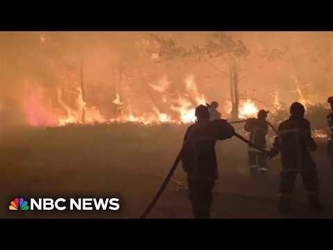 Battling wildfires across Europe