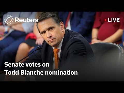 Senate votes on Todd Blanche nomination