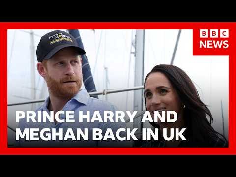 Prince Harry and Meghan land in UK