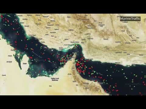 Vessel traffic in Strait of Hormuz amid reopening plans