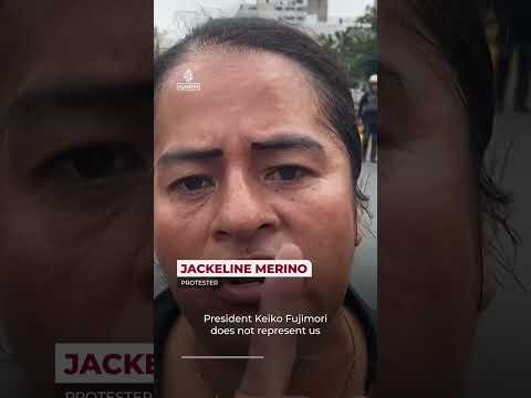 Protests in Lima as Keiko Fujimori sworn in as Peru president