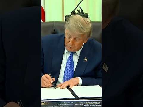 Trump sign order that aims to reduce the number of childhood vaccinations