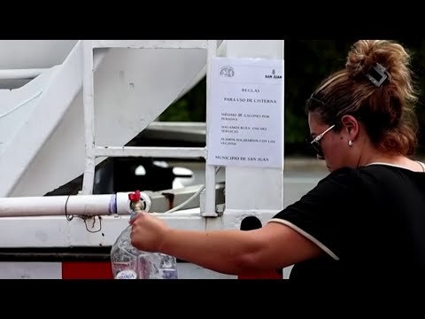 Puerto Rico crisis worsens with hundreds of thousands without water