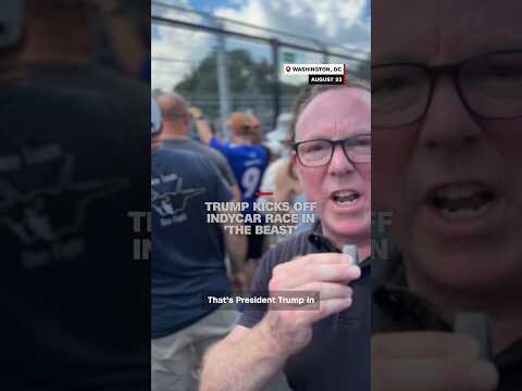 Trump kicks off IndyCar race in ‘The Beast