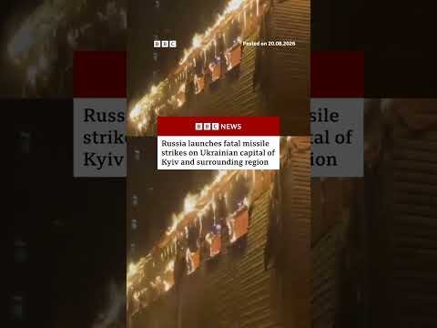 Russia launches fatal missile strikes on Ukrainian capital of Kyiv and surrounding region. #BBCNews