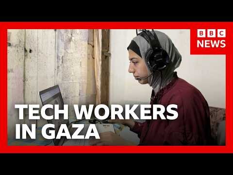 Gaza's tech workers rebuilding their lives online