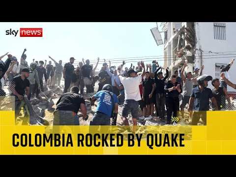 Powerful earthquake kills at least 20 people in Colombia