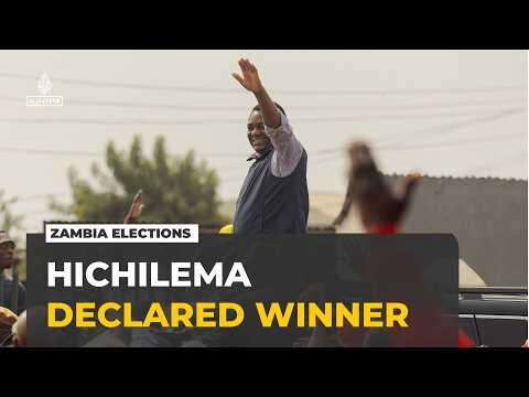 Zambia election results: President Hichilema wins re-election