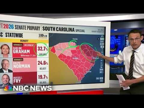 Kornacki previews key counties in the South Carolina runoff between Darline Graham & Ralph Norman