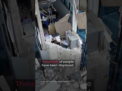 Patients treated in tents after earthquake damages Indonesia hospital