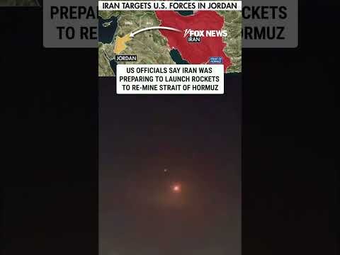 US officials say Iran was PREPARING to launch rockets to re-mine Strait of Hormuz #shorts #foxnews