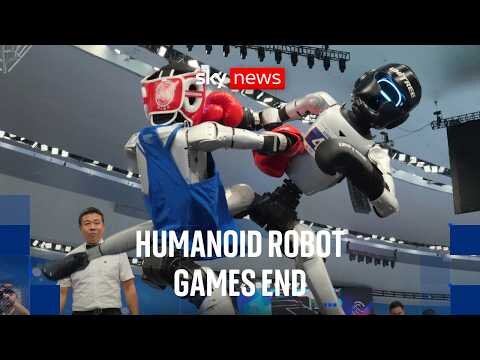 Robots race, dance and cheer: Top moments from Beijing's Humanoid Robot Games