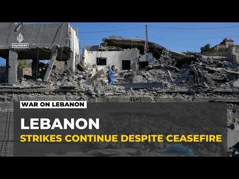 Israeli strikes in southern Lebanon: Attack among the worst since truce was agreed in June