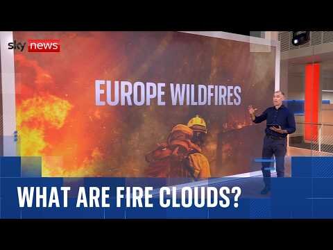 How are 'fire clouds' worsening Europe's wildfires?