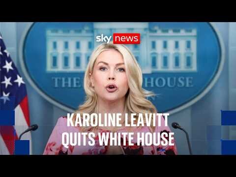 Donald Trump's press secretary to leave her job