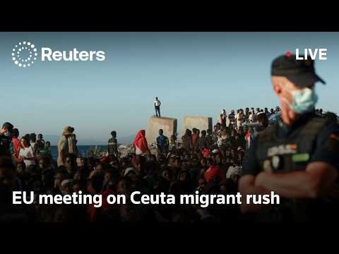EU lawmakers hold meeting on Ceuta migrant rush
