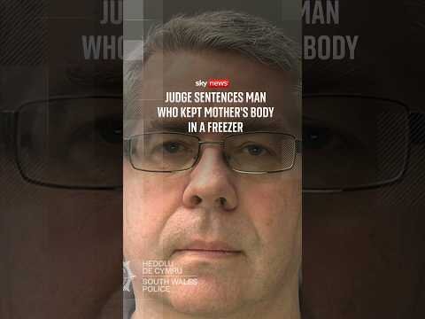 Man who kept his mother's body in freezer for nearly three years jailed