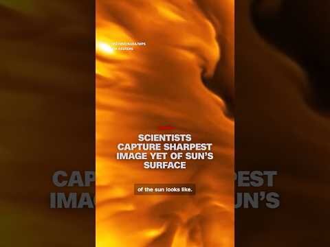 Scientists capture sharpest image yet of sun’s surface