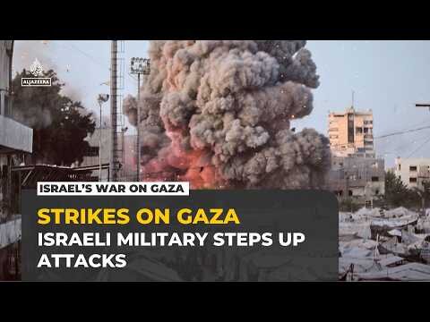 Israeli military steps up strikes in central Gaza despite ceasefire