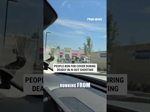 People run for cover during DEADLY In-N-out shooting #shorts #us #news #foxnews