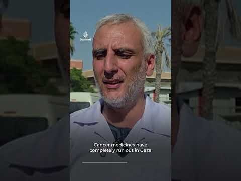 Gaza runs out of cancer medicines, as Israeli strikes continue to hit hospitals
