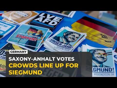Campaign crowds in Magdeburg rally behind AfD’s lead candidate