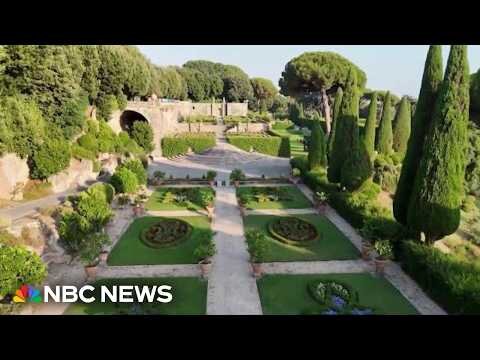 A rare look at the Pope’s Garden in his summer house