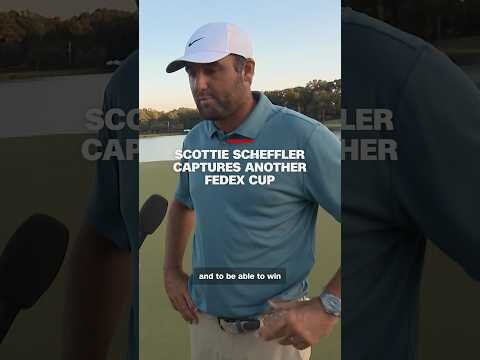Scottie Scheffler captures another FedEx Cup