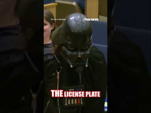 Darth Vader CRASHES city hall meeting, mocks Flock cameras #foxnews #news #shorts #localnews