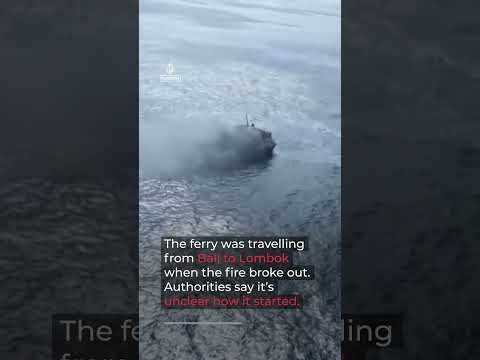 More than 100 passengers rescued after Indonesia ferry fire