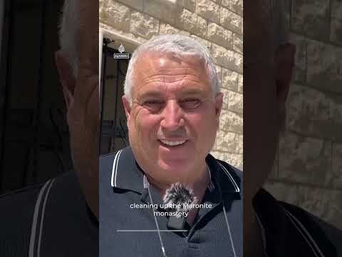 Local volunteers help rebuild destroyed Christian monastery in Lebanon