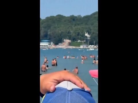 Russia says Ukrainian drone hits beach killing seven