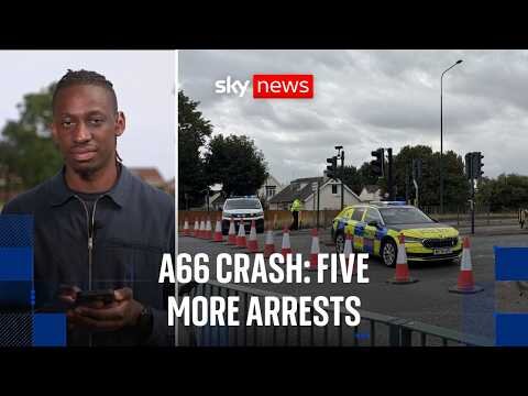 Five more arrests made in fatal A66 crash taking total to 17