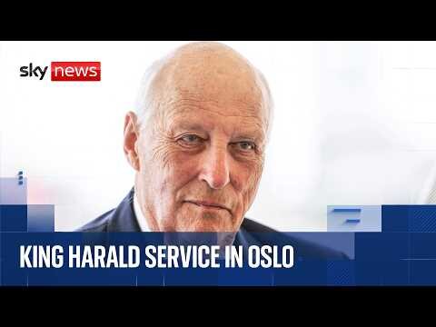 Service held for King Harald in Norway
