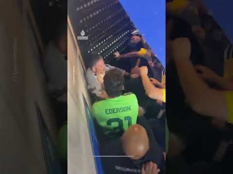 France’s Guendouzi attacked by Lyon fans at Champions League match