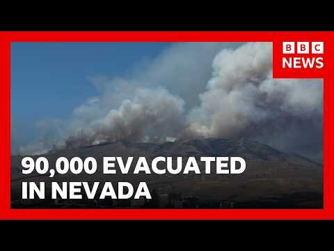 Nearly 90,000 told to evacuate as wildfire approaches Reno, Nevada